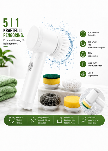 Elektrisk Rengöringsborste – Kraftfull Rengöring Utan Ansträngning