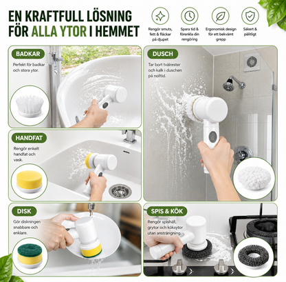 Elektrisk Rengöringsborste – Kraftfull Rengöring Utan Ansträngning